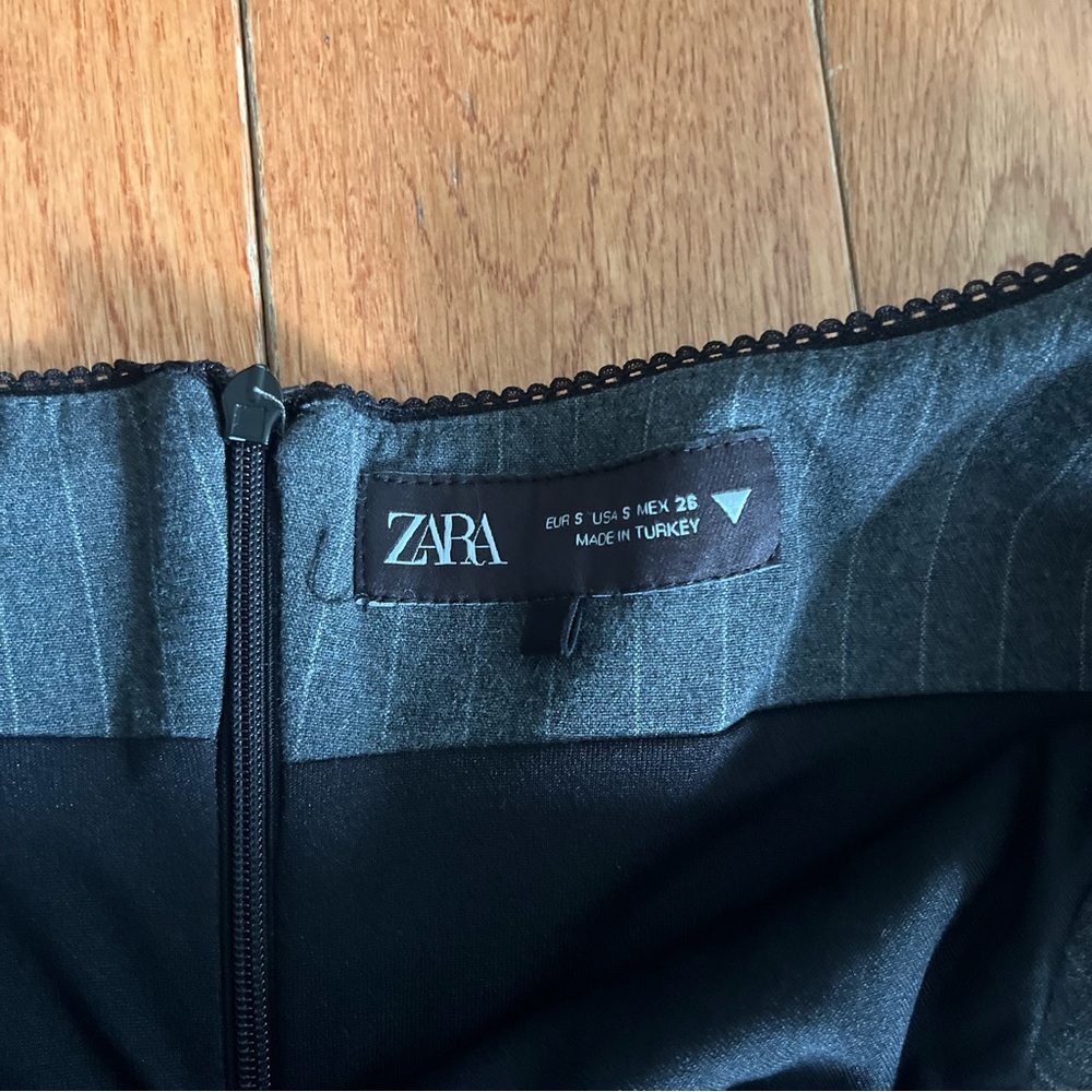Zara Pinstripe Mini Dress - Picture 8 of 10